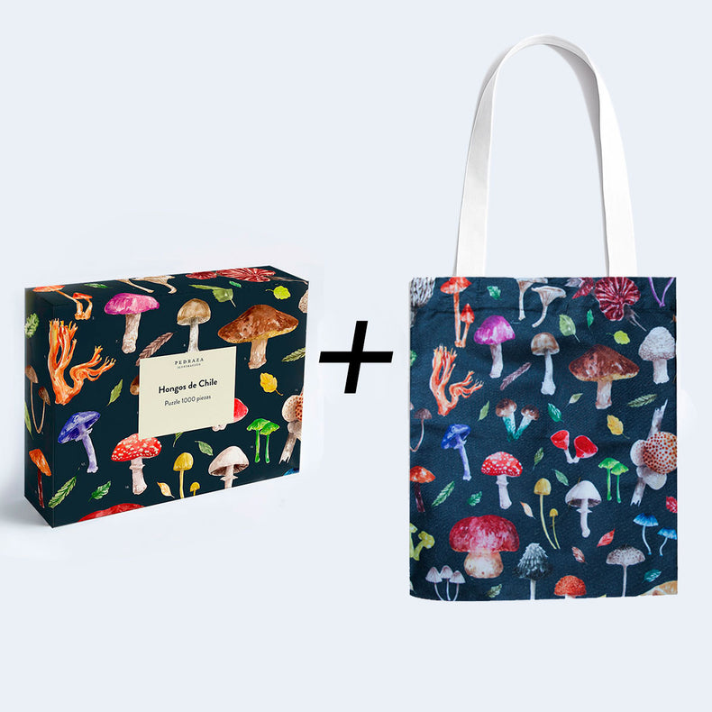 Puzzle + bolso de hongos