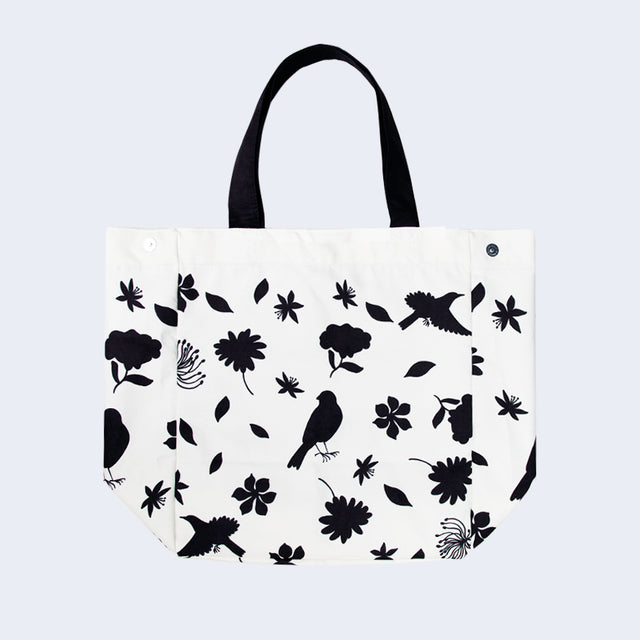 Bolso playa Aves y Flores