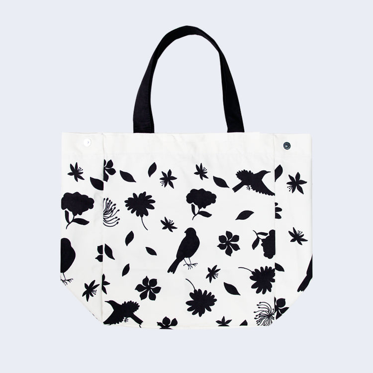 Bolso playa Aves y Flores