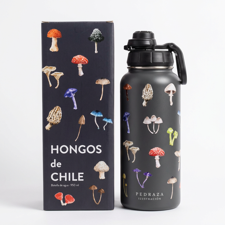 Botella térmica Hongos de Chile