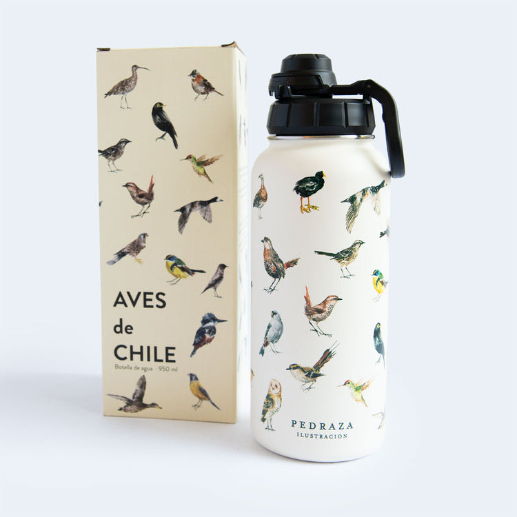 Botella térmica Aves de Chile