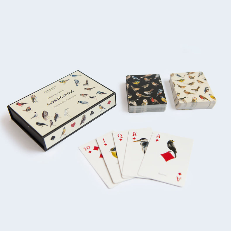 Juego Naipes Aves de Chile