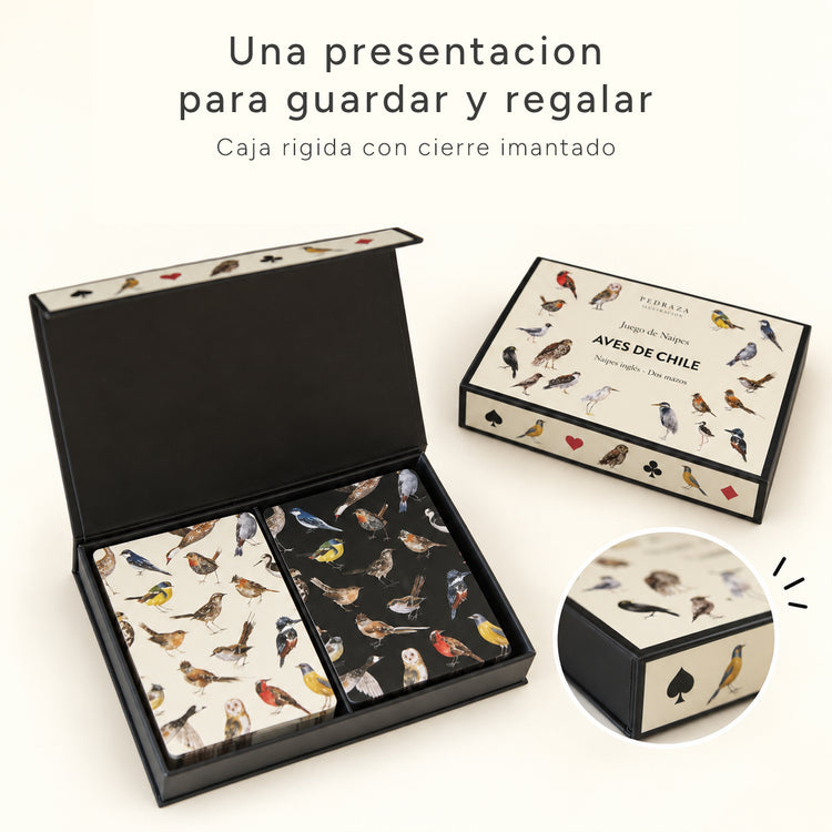 Juego Naipes Aves de Chile