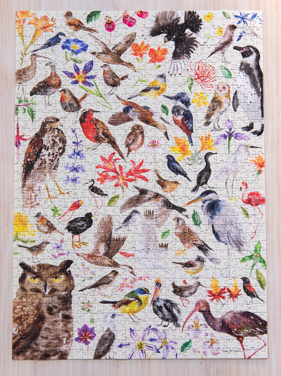 Puzzle Aves y flores de Chile - 1000 piezas