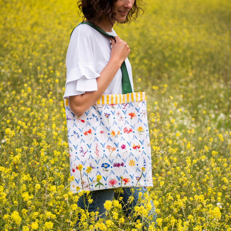 Pack Flores: Bolso + Libreta