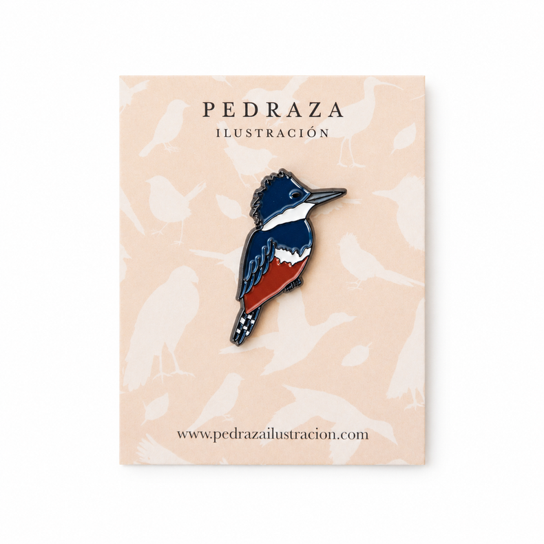 Pin Martín Pescador - Broche
