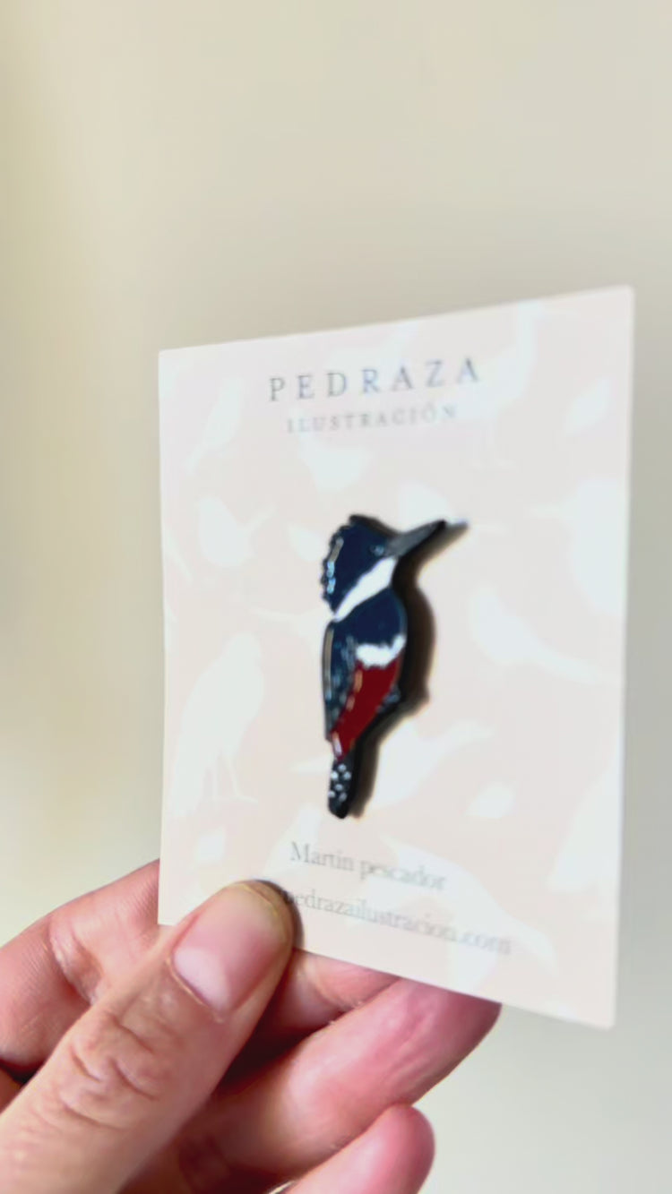 Pin Martín Pescador - Broche