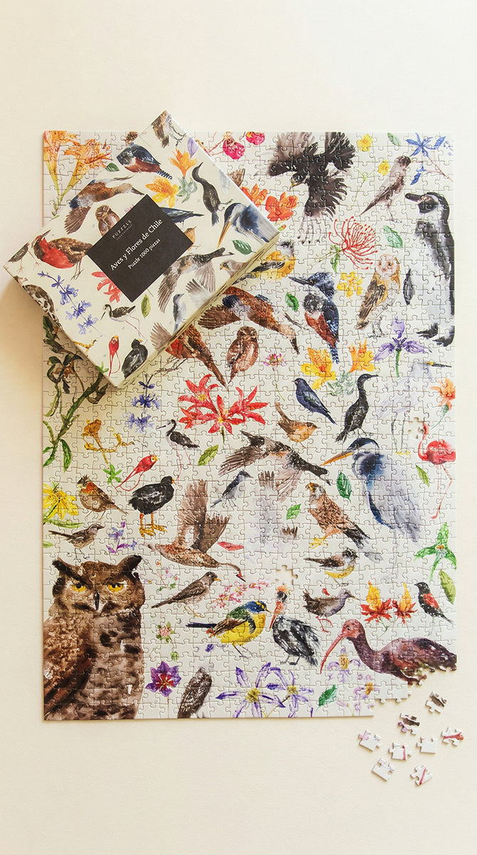 Pack Puzzle Aves y Hongos de Chile